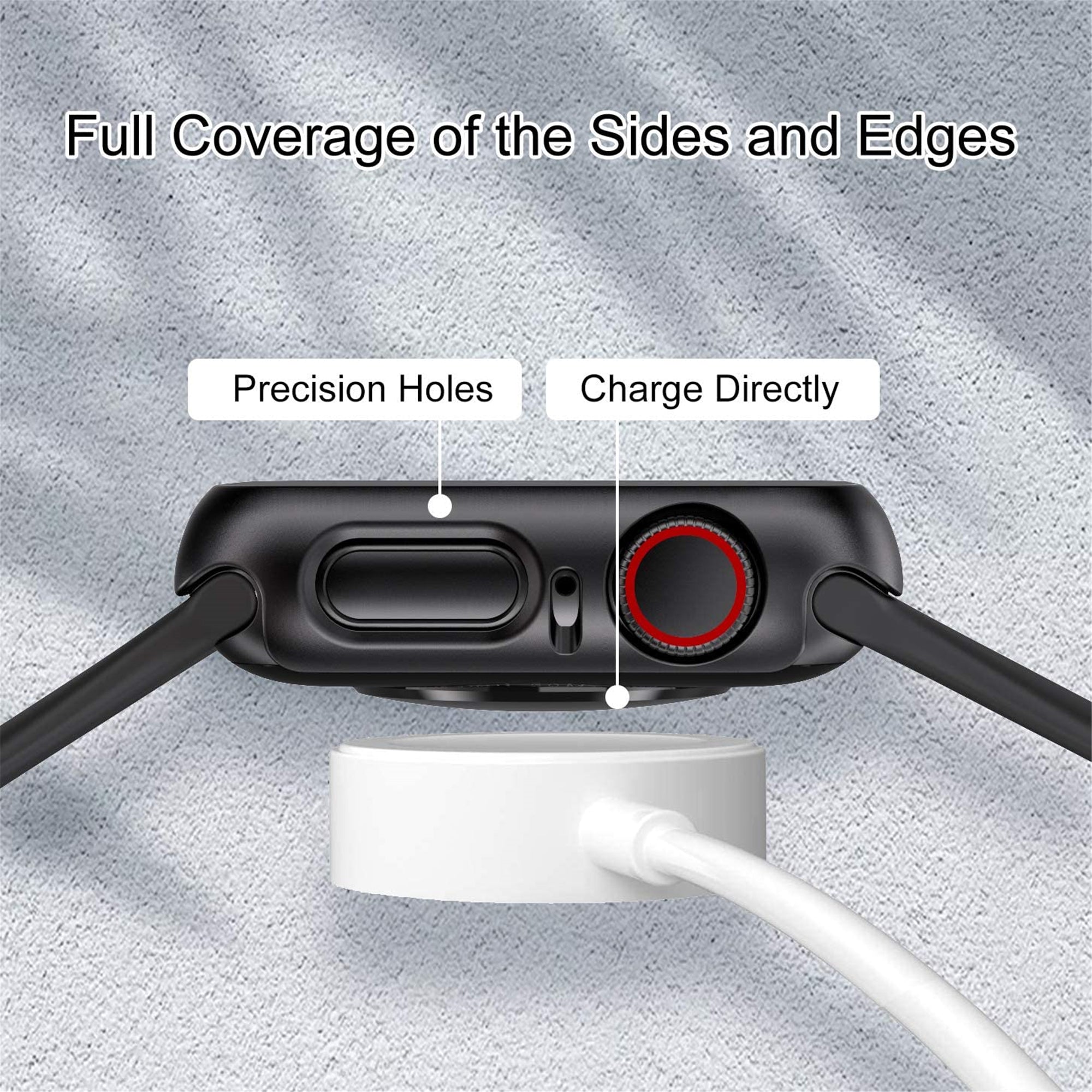 Boîtier rigide en PC et protecteur d'écran pour Apple Watch iWatch Boîtier rigide en PC et protecteur d'écran pour Apple Watch iWatch